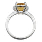 Anillo Mujer Promesa Amor Plata Berilo Certificado 2.14ct