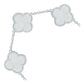 Pulsera Trebol Esmaltado Regalo Hombre Mujer Plata 925