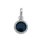 Juego De Cristal Dije Aretes Cadena Mujer Regalo Plata 925