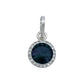 Juego De Cristal Dije Aretes Cadena Mujer Regalo Plata 925