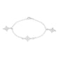 Pulsera Nudo De Bruja Colgantes Conector Liso Plata 925 Plateado 18 Cm
