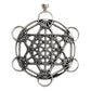 Dije Medalla Grande De Metatron En Plata Solida Ley 925