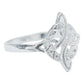 Anillo Diamantado Con Zirconias Nudo Bruja Celta Plata 925