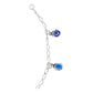 Pulsera Ojo Turco Suerte Colores Regalo Mujer Plata Ley 925