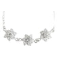 Pulsera Flores Con Zirconias Amor Regalo Plata Ley 925