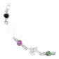 Pulsera Ajustable Colibri Ojo Turco Mujer Regalo Plata 925