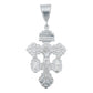 Dije Cruz Perdón Cristo San Benito Virgen Plata S925 6.1 Cm