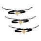 Pack 3 Piezas Pulseras Nudo De Bruja Artesanal Tejido Hilo