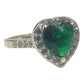 Anillo Solitario Corazón Compromiso Promesa Plata 925