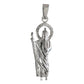 Dije Mediano San Judas 5.1 Cm Liso De Plata Ley 925