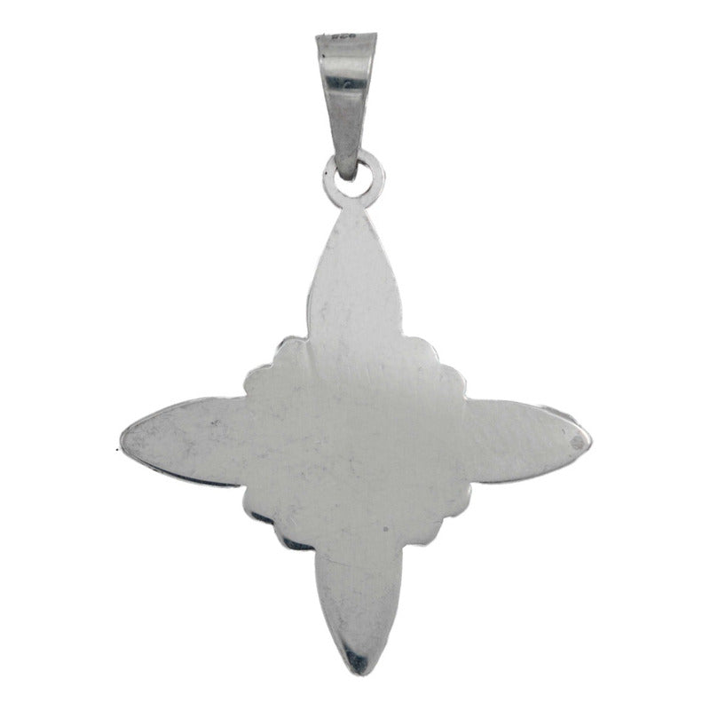Dije Nudo De Bruja Celta Laser Líneas Mujer Plata 925 Plateado