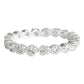 Anillo Churumbela Completa Zirconias De Plata Pura Ley .925