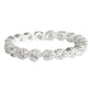 Anillo Churumbela Completa Zirconias De Plata Pura Ley .925