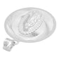 Dije Medalla Diamantada Virgen Guadalupe Plata Ley 925 2 Cm