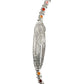 Pulsera Ajustable Placa De San Benito Zirconias Plata .925