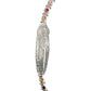 Pulsera Ajustable Placa De San Benito Zirconias Plata .925