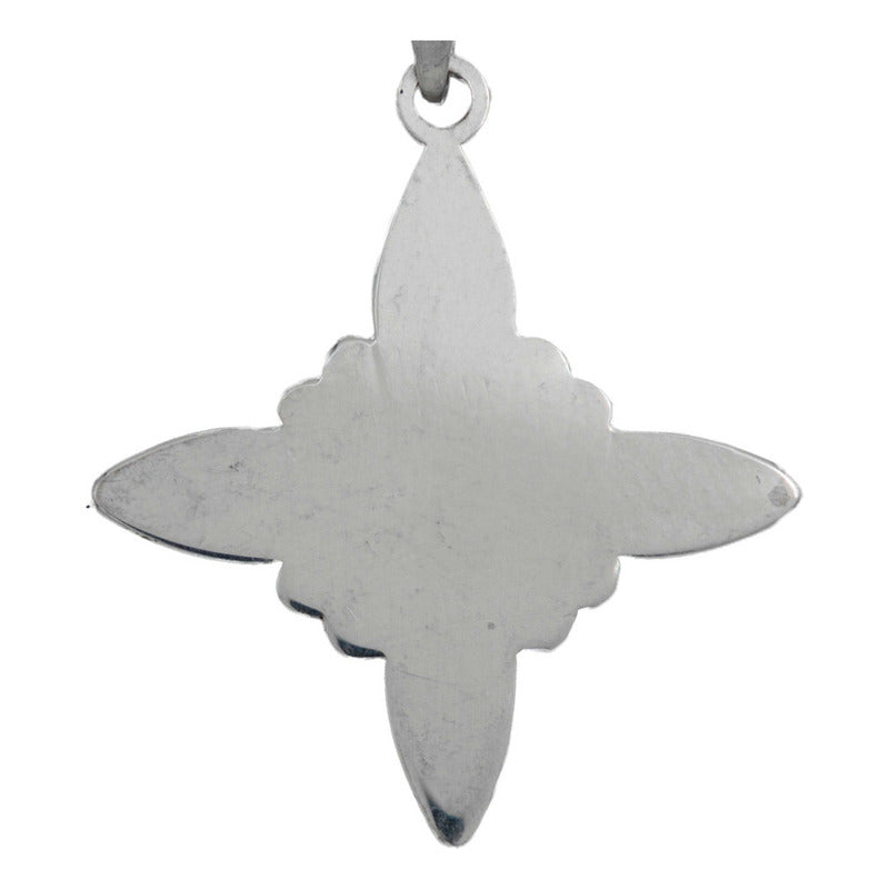 Dije Nudo De Bruja Celta Laser Líneas Mujer Plata 925 Plateado