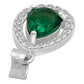 Dije Gota Zirconias Amor Mujer Regalo Joyería Moda Plata 925