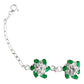 Pulsera Flores Con Zirconias Amor Regalo Plata Ley 925