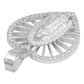 Dije Corazón Virgen Guadalupe Zirconias Amor Mujer Plata 925