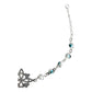 Pulsera Ajustable Nudo De Bruja A Laser Ojo Turco Plata 925