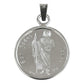 Dije Medalla San Judas Tadeo Mediana Plata Pura Ley 999
