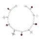 Pulsera Ajustable Nudo Bruja Ojo Turco Colgante Plata S925