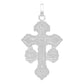 Dije Cruz Perdón Cristo San Benito Milagrosa Plata 925 4 Cm Plateado