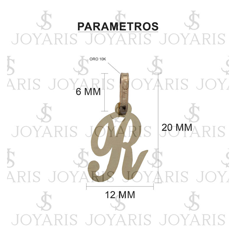 Dije Medalla Inicial Amor Regalo Mujer + Cadena Oro 10k