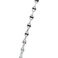 Cadena Marinera Encontrada Unisex Plata Italy 925 60cm X 4mm