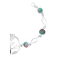 Pulsera Flores Rosa Piedra Natural Cuarzo Mujer Plata 925