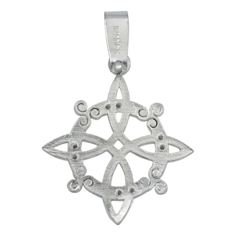 Dije Nudo De Bruja Zirconias Magia Mujer Regalo Plata 925