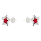 Juego Estrella Piedra Amor Regalo Mujer Promesa Plata 925