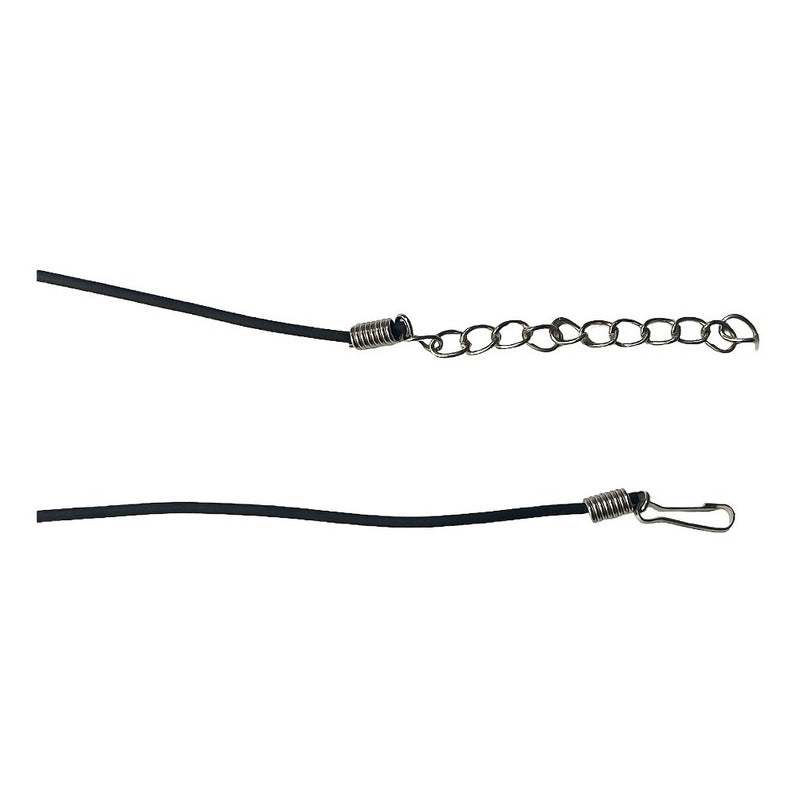 3 Piezas Collar Ajustable Caucho Mayoreo Unisex 2mm X 50cm