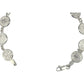 Pulsera San Benito Pequeña Medalla Plata Pura Solida Ley 925