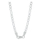 Cadena Tejido Fígaro 3x1 Unisex Plata 925 55 Cm X 4 Mm