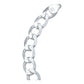 Pulsera Cubana Gruesa Lisa Regalo Hombre Plata 925 9 Mm