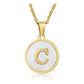 Collar Letras Iniciales Acero Inoxidable Regalo Mujer Amor