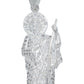 Dije Medalla San Judas Tadeo Grande Zirconias Plata Ley 925