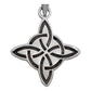 Dije Nudo De Bruja Celta Laser Contorno Mujer Plata 925 Plateado