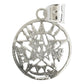 Dije Medalla Grande Tetragramaton Pentagrama Plata Ley 925