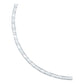 Pulsera Marinera Delgada Lisa Mujer Regalo Amor Plata S925 Plateado 6 Cm 19 Cm