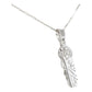 Collar Mini Dije Medalla San Judas Tadeo Zirconias Plata 925