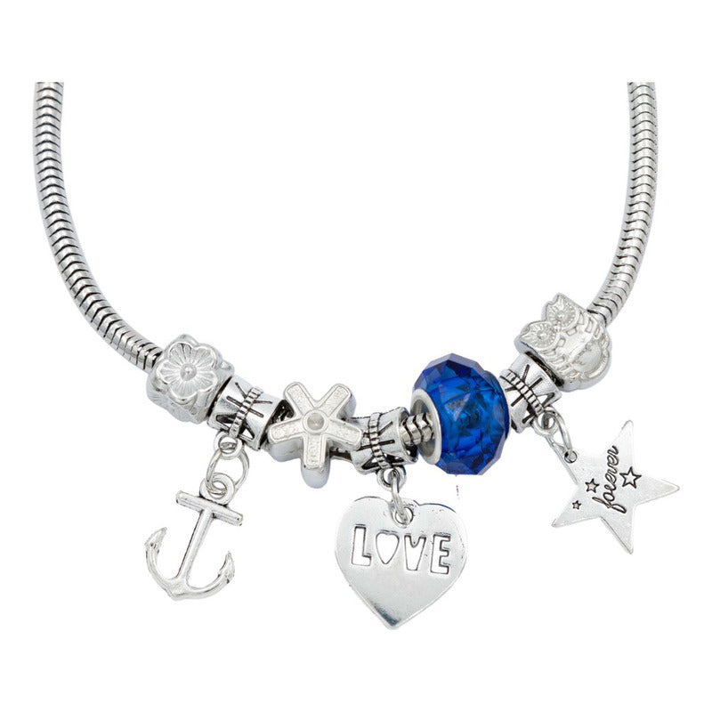 Pulsera Ajustable Charms Cadena Serpiente Regalo Mujer