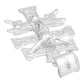 Dije Cruz Caravaca Troquelada Cristo Angeles Plata 925 3.5cm Plateado