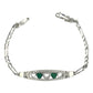 Pulsera Amistad Amor Corazon Con Zirconias Regalo Plata 925