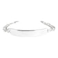 Pulsera Esclava De Placa Eslabon Diamantado Plata 925 7mm Plateado 6 Cm 1 Cm