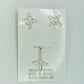 Juego Completo Nudo De Bruja Cadena+aretes+dije Plata 925