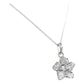 Collar Dije Flor Promesa Regalo Amor Mujer Plata Ley 925