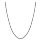 Cadena Collar Box Cubo Unisex Plata Italy 925 60cm X 2mm